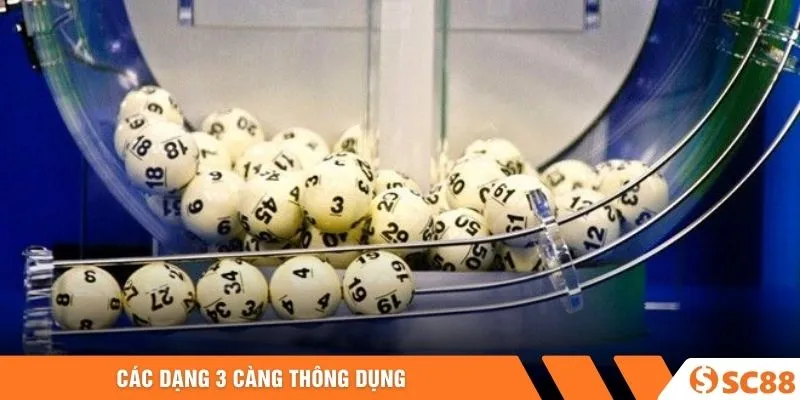 Các dạng 3 càng thông dụng